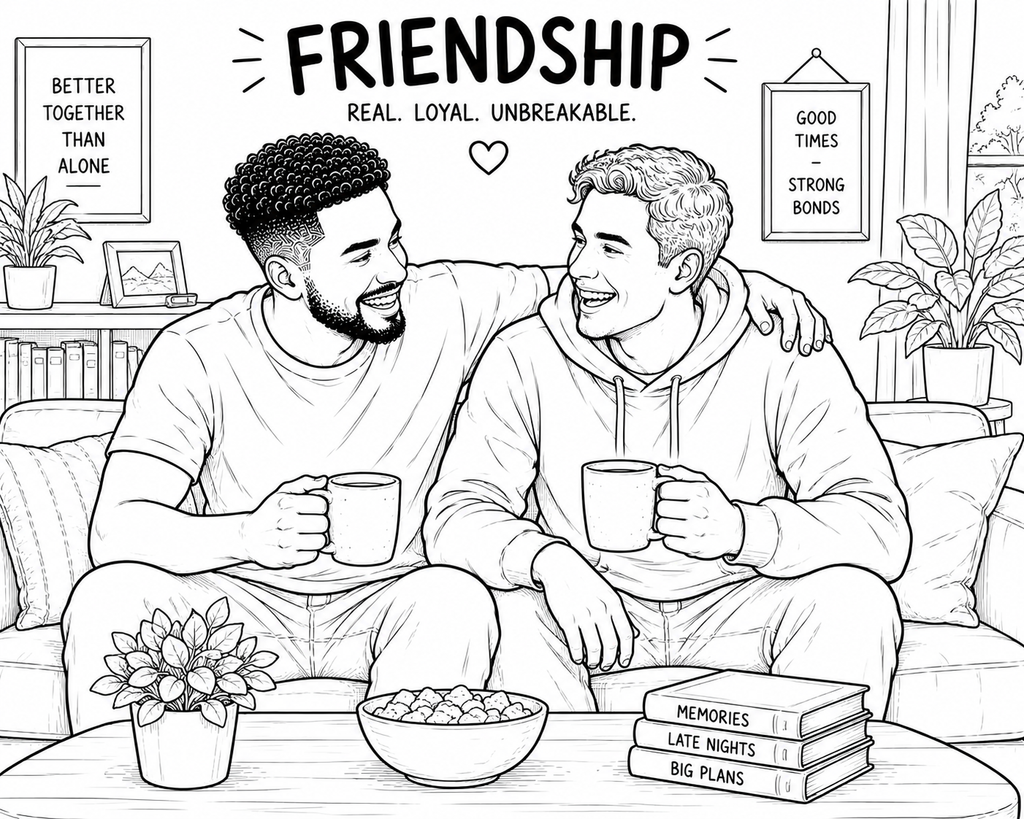 His Journey: A Coloring Book & Reflection Journal for Men