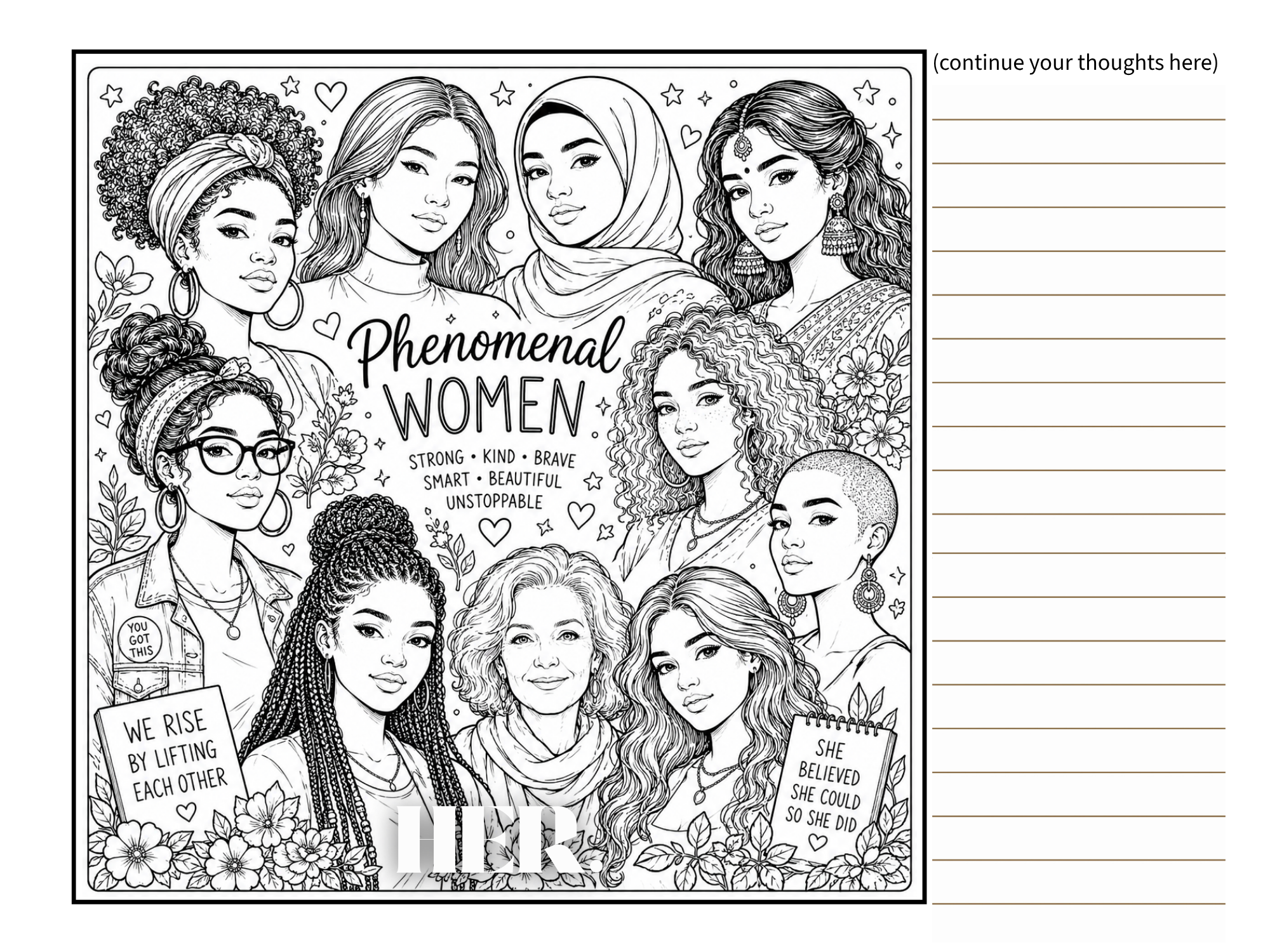 Oops! The Unfuqwittable Journey Coloring Book & Guided Journal